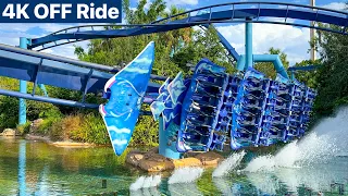 Manta **NEW PAINT JOB** (4K OFF Ride POV)- SeaWorld Orlando, Orlando, FL