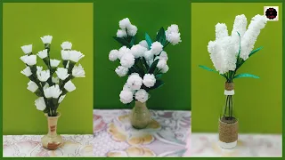 How To Make Flower | Flower Making With Fruit Foam Net | DIY Fruit Foam Net Craft |