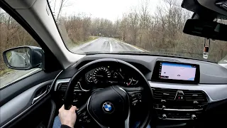 BMW 5 Series 520d Business Edition 2017 (188 HP) POV Drive (Binaural Audio)