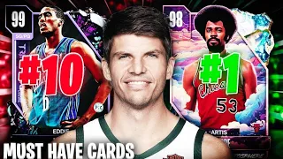 RANKING THE TOP 10 MUST HAVE CARDS IN SEASON 6 OF NBA 2K24 MyTEAM!!