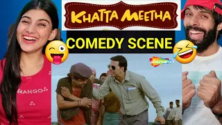 KHATTA MEETHA COMEDY SCENE REACTION!! | Akshay Kumar & Asrani | Best Bollywood Funny Comedy Scenes