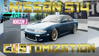 Forza Horizon 3: Nissan S14 / Full Customization Guide / Special Car (How to)