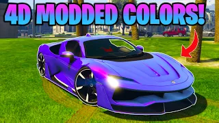 TOP 5 Best 4D Modded Crew Colors In GTA 5 Online! (4D Paint Job Glitch)