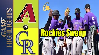 Diamondbacks vs Rockies [FULL GAME] Spring Training Feb 23, 2024 | MLB Highlights 2024