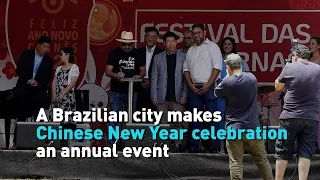 A Brazilian city makes Chinese New Year celebration an annual event