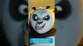 Did you catch this in KUNG FU PANDA