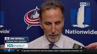 Tortorella happy with Blue Jackets' performance in win over Flyers