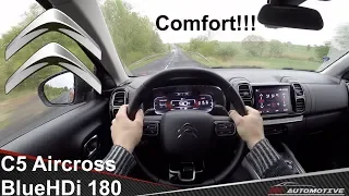 Citroën C5 Aircross BlueHDi 180 POV Test Drive + Acceleration 0-180 km/h