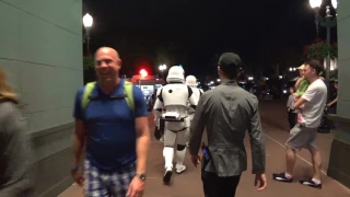 Storm Troopers on Patrol at Hollywood Studios Star Wars Experience 4k