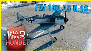 COMO FUNCIONA O FW190 A5 / U14 - WAR THUNDER