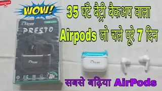 Ticon Wireless AirPods Review in Hindi | Ticon Airpods Unboxing & Review 2023