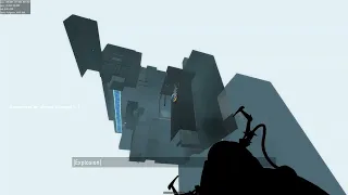 Multiple glitches I found in this one portal 2 chamber