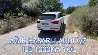 AUDI Q7 ILE 1000KM YOL YAPTIK! MEMLEKET YOLCULUĞU!