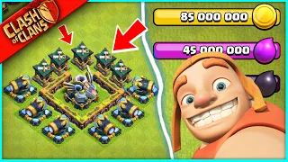 I STOCKPILED 85,000,000 GOLD FOR THE MOST OVERPRICED UPGRADE IN CLASH HISTORY... (are you ready?)