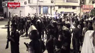 بالفيديو  استعداد قوات الأمن لفض اعتصام الإخوان بالمهندسين بعد كسر حظر التجوال
