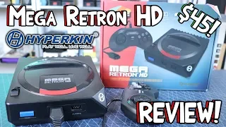 Mega Retron HD Review Hyperkin HDMI Sega Genesis Clone Console!