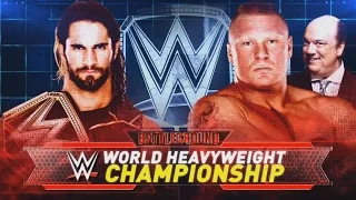 WWE Battleground Promo 2015 - Seth Rollins vs Brock Lesnar