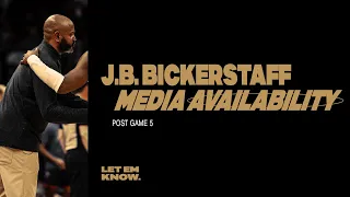 Cavs vs Knicks Post Game: J.B. Bickerstaff