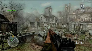 France July 1944  (Battle of Saint-Lô) Call of Duty 3 Xbox Series X - Part 1 - 4K