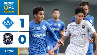 Хан-Тәңірі 1:0 Жетісай | 1XBET QFL Бірінші Лига 2024 | 1 тур | Ойынға шолу, обзор матча 04.04.2024