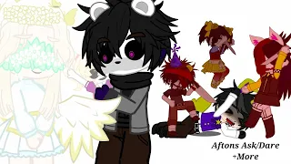 Aftons + More Ask/Dare||My Fnaf AU||Late 1K Special