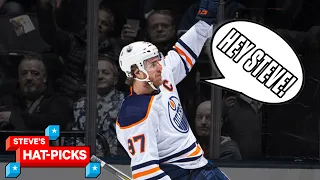 NHL Plays Of The Week: McDavid Torches Toronto! | Steve's Hat Picks