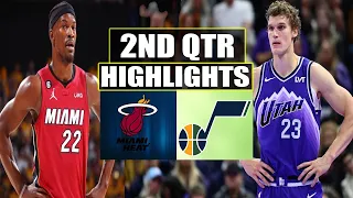 Miami Heat VS Utah Jazz 2ND QTR Highlights | March 2 | 2024 NBA Season