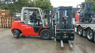 How to Unloading forklifts?