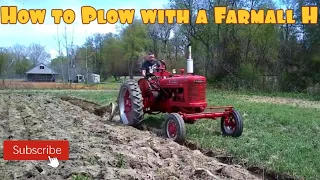 How to Plow with a Farmall H