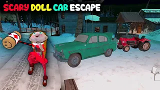 Scary Doll Car Escape Full Gameplay | Scary Doll Terror In The Cabin | Granny Ki 😧 Doll Car Escape