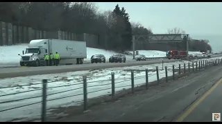 Fatal accident closes I-35E in Burnsville, Minnesota - March 3, 2022