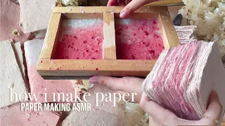 how i make paper in real time • asmr paper making [video compilation]