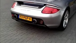 Porsche Carrera GT walkaround + start-up + nice acceleration!