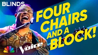 NOIVAS' Powerful Performance of "A Change Is Gonna Come" | The Voice Blind Auditions | NBC