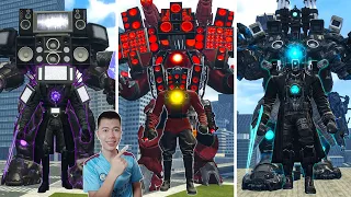 NÂNG CẤP TITAN TV MAN TITAN CAMERAMAN TITAN SPEAKERMAN TRỞ LÊN SIÊU MẠNH | NHÂN BIBI