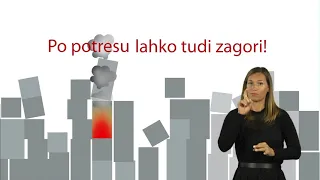 Po potresu lahko tudi zagori, oktober mesec pozarne varnosti