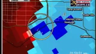 NEWS 25 Evansville/Newburgh/Boonville Tornado Coverage - November 6, 2005