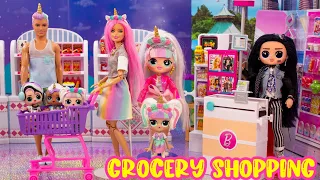 Unicorn Family Grocery Shopping Mini Brands Series 4