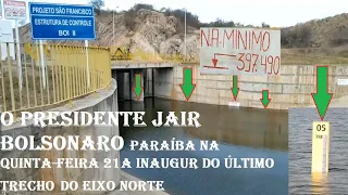 Agora Vai!! O presidente vai inaugurar + 1 trecho  eixo norte da Transposição do Rio São Francisco