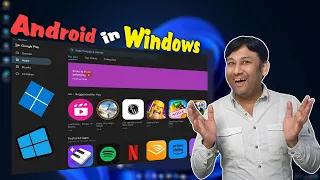 Install Google Play on Windows with Windows Subsystem for Android (WSA). Run Android Apps and Games.
