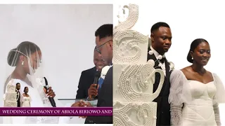 HOLY MATRIMONY SERVICE OF ABIOLA AND OLUFEMI OLORUNDA