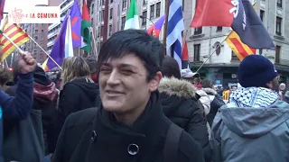 Solidaridad internacionalista manifestación por los presos vascos