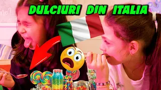 Încercăm DULCIURI DIN ITALIA🇮🇪 Testez dulciuri cu prietenile mele Ciao Patricia vloguri pentru copii