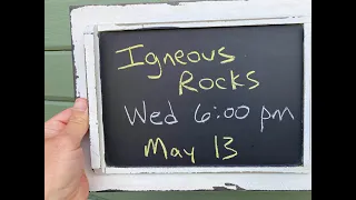 ‘Nick From Home’ Livestream #42 - Igneous Rocks