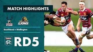 Bunnings NPC 2022 | Round 5 Highlights | Southland v Wellington