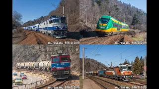 TRAFIC FEROVIAR / RAILWAY TRAFFIC TIMISU DE JOS (BRASOV) - MARTIE 2019