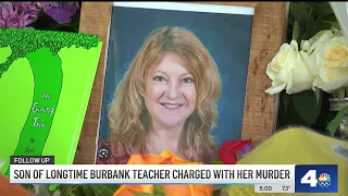 Son of longtime Burbank teacher charged with her murder