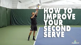 How To Improve Your Second Serve ✌️ 🎾 Tennis Lesson