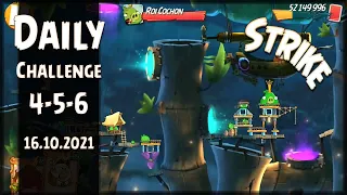 Angry Birds 2 Daily Challenge 4-5-6 (Strike Matilda) 16/10/2021