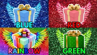 Choose Your Gift! Blue, Red, Rainbow or Green 🎁